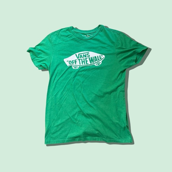 Vans T Shirt Green - Picture 1 of 2
